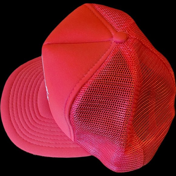 Vintage The Official Coca-Cola Classic Snapback Red Trucker Hat - Picture 2 of 9